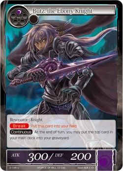 Butz, the Ebony Knight (2-126) [The War of Valhalla] - POKÉ JEUX