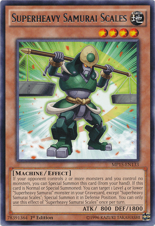 Superheavy Samurai Scales [MP15-EN133] Rare - POKÉ JEUX