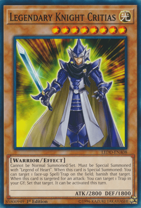 Legendary Knight Critias [LEDD-ENA08] Common - POKÉ JEUX