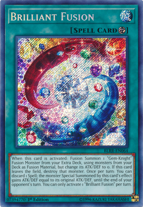 Brilliant Fusion [BLRR-EN064] Secret Rare - POKÉ JEUX