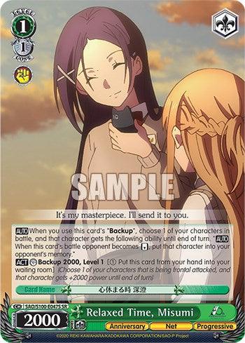 Relaxed Time, Misumi [Sword Art Online Animation 10th Anniversary] - POKÉ JEUX