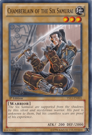 Chamberlain of the Six Samurai [YS13-EN005] Common - POKÉ JEUX