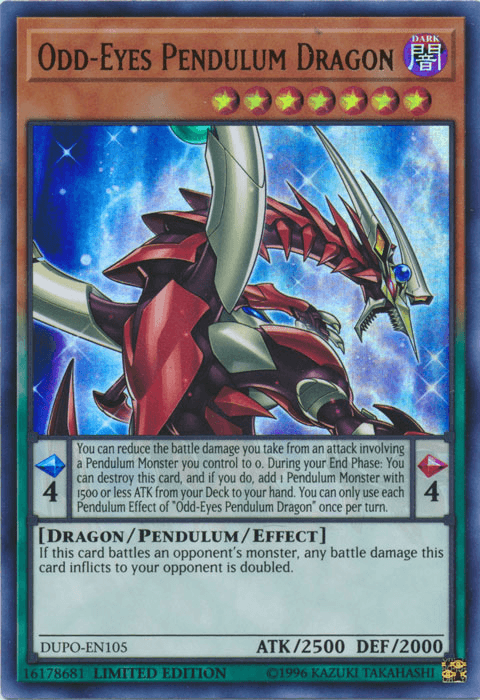 Odd-Eyes Pendulum Dragon [DUPO-EN105] Ultra Rare - POKÉ JEUX