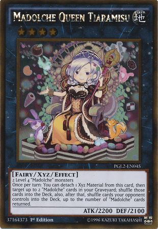 Madolche Queen Tiaramisu [PGL2-EN045] Gold Rare - POKÉ JEUX