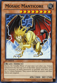 Mosaic Manticore [BP02-EN073] Rare - POKÉ JEUX