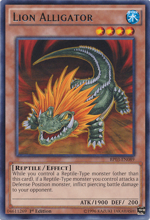 Lion Alligator [BP03-EN089] Rare - POKÉ JEUX