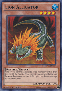 Lion Alligator [BP03-EN089] Rare - POKÉ JEUX