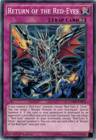 Return of the Red-Eyes [CORE-EN072] Common - POKÉ JEUX