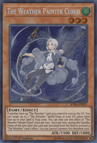 The Weather Painter Cloud [SPWA-EN031] Secret Rare - POKÉ JEUX