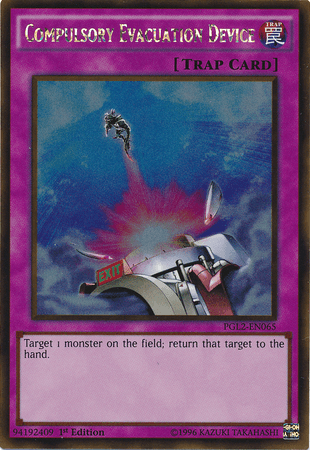 Compulsory Evacuation Device [PGL2-EN065] Gold Rare - POKÉ JEUX