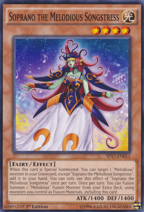 Soprano the Melodious Songstress [SP17-EN013] Common - POKÉ JEUX