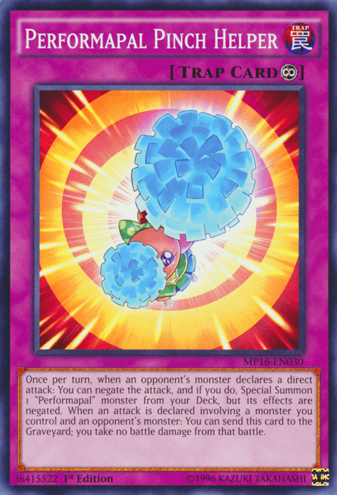 Performapal Pinch Helper [MP16-EN030] Common - POKÉ JEUX