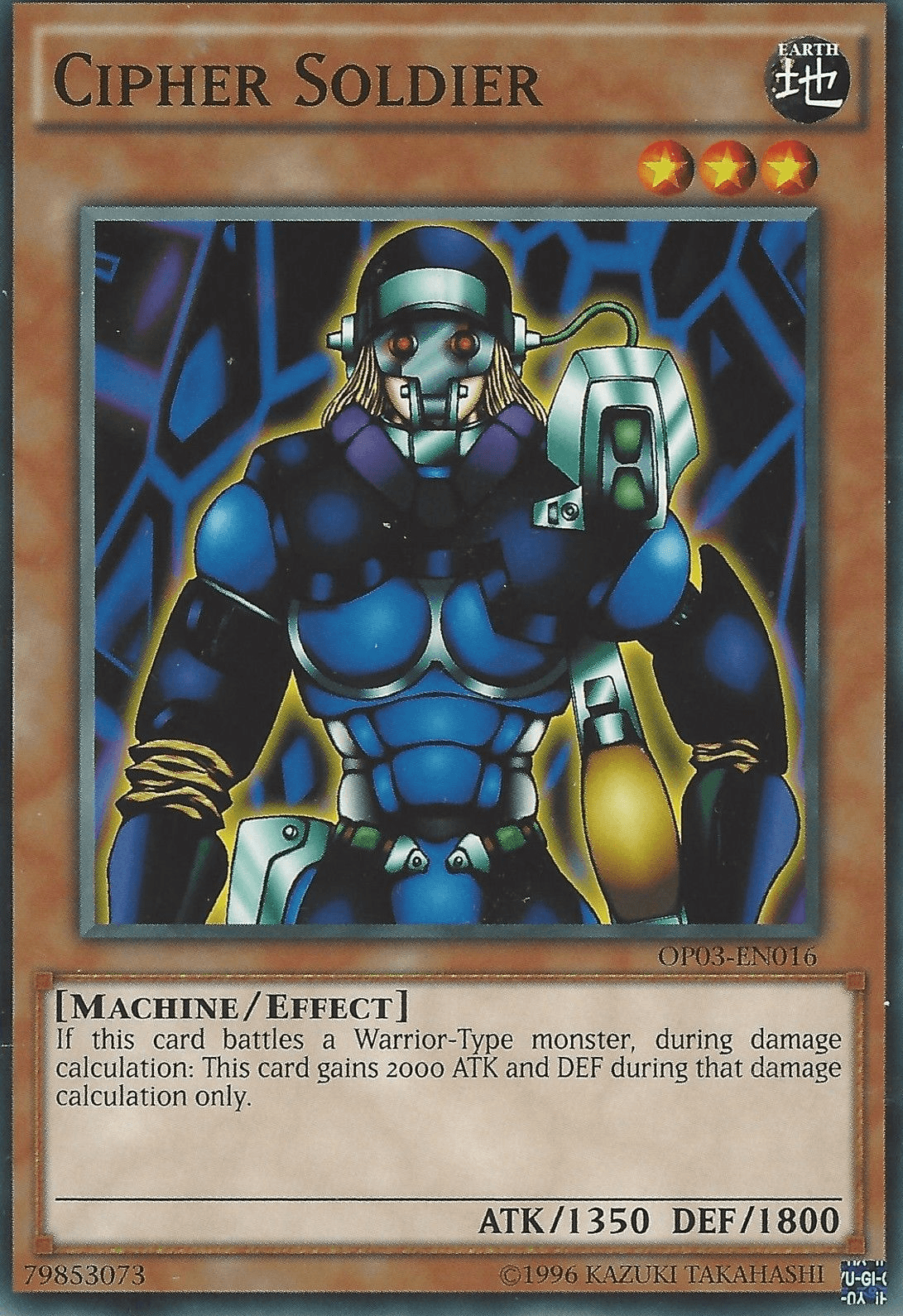 Cipher Soldier [OP03-EN016] Common - POKÉ JEUX