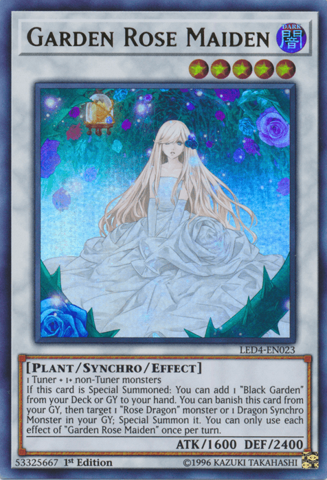 Garden Rose Maiden [LED4-EN023] Ultra Rare - POKÉ JEUX
