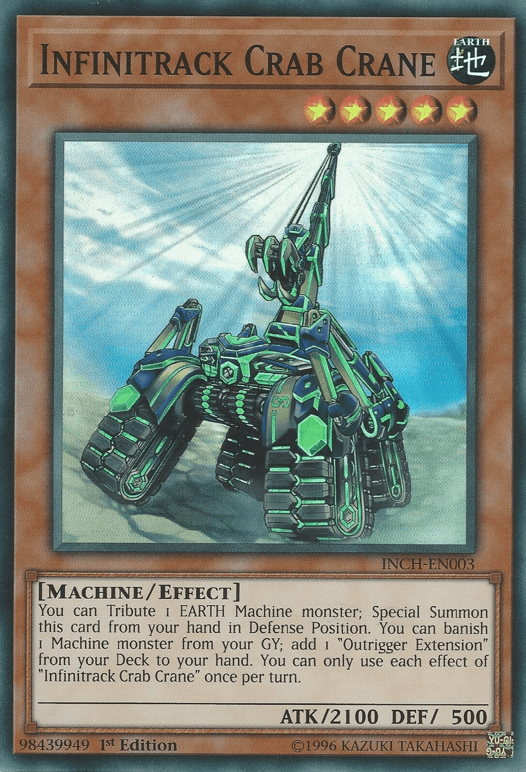 Infinitrack Crab Crane [INCH-EN003] Super Rare - POKÉ JEUX