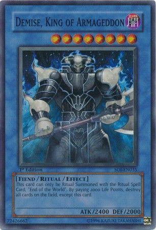 Demise, King of Armageddon [SOI-EN035] Super Rare - POKÉ JEUX
