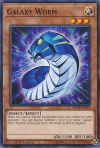 Galaxy Worm [MP18-EN099] Common - POKÉ JEUX