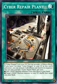 Cyber Repair Plant [LED3-EN021] Common - POKÉ JEUX