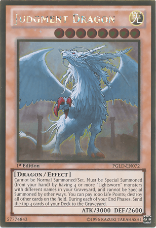 Judgment Dragon [PGLD-EN072] Gold Rare - POKÉ JEUX
