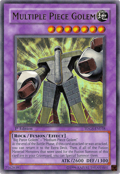 Multiple Piece Golem [TDGS-EN038] Ultra Rare - POKÉ JEUX