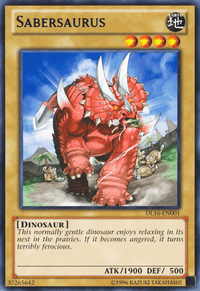 Sabersaurus (Blue) [DL16-EN001] Rare - POKÉ JEUX
