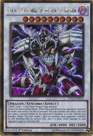Dragocytos Corrupted Nethersoul Dragon [PGL2-EN014] Gold Secret Rare - POKÉ JEUX