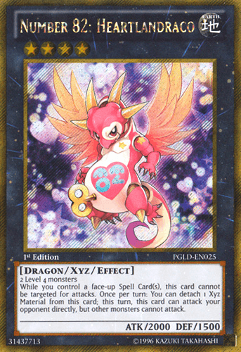 Number 82: Heartlandraco [PGLD-EN025] Gold Secret Rare - POKÉ JEUX