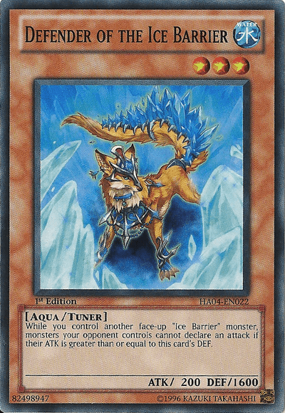 Defender of the Ice Barrier [HA04-EN022] Super Rare - POKÉ JEUX