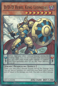 D/D/D Rebel King Leonidas [DOCS-EN098] Super Rare - POKÉ JEUX