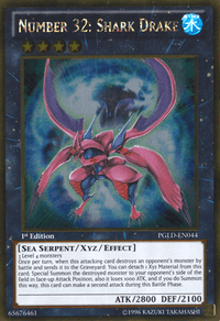 Number 32: Shark Drake [PGLD-EN044] Gold Rare - POKÉ JEUX