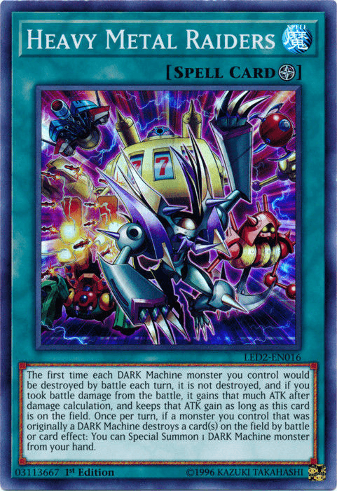 Heavy Metal Raiders [LED2-EN016] Super Rare - POKÉ JEUX