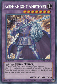 Gem-Knight Amethyst [HA06-EN047] Secret Rare - POKÉ JEUX