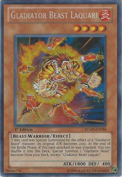 Gladiator Beast Laquari [RYMP-EN096] Secret Rare - POKÉ JEUX