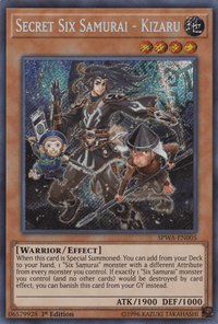 Secret Six Samurai - Kizaru [SPWA-EN005] Secret Rare - POKÉ JEUX