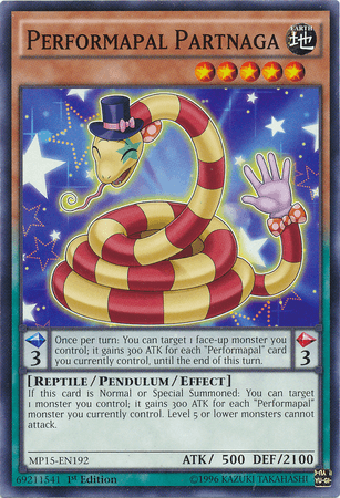 Performapal Partnaga [MP15-EN192] Common - POKÉ JEUX