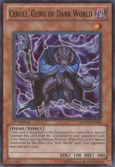 Ceruli, Guru of Dark World [SDGU-EN003] Super Rare - POKÉ JEUX