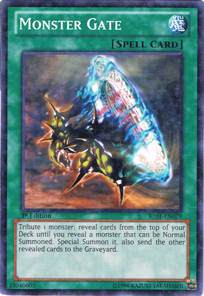 Monster Gate [BP01-EN079] Starfoil Rare - POKÉ JEUX