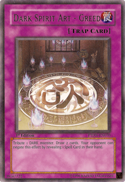 Dark Spirit Art - Greed [PTDN-EN070] Rare - POKÉ JEUX
