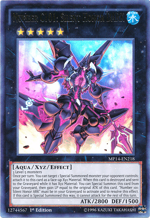 Number C101: Silent Honor DARK [MP14-EN218] Ultra Rare - POKÉ JEUX