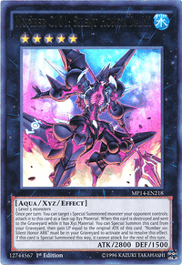 Number C101: Silent Honor DARK [MP14-EN218] Ultra Rare - POKÉ JEUX