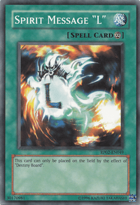 Spirit Message "L" [RP02-EN049] Common - POKÉ JEUX