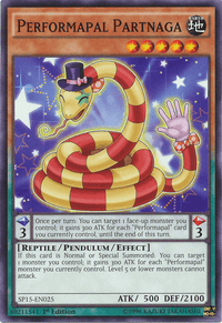 Performapal Partnaga [SP15-EN025] Common - POKÉ JEUX