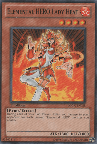 Elemental HERO Lady Heat [LCGX-EN038] Common - POKÉ JEUX