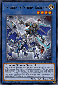 Paladin of Storm Dragon [CYHO-EN031] Rare - POKÉ JEUX