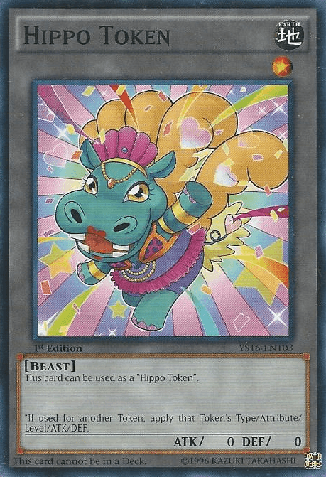 Hippo Token (Blue) [YS16-ENT03] Common - POKÉ JEUX
