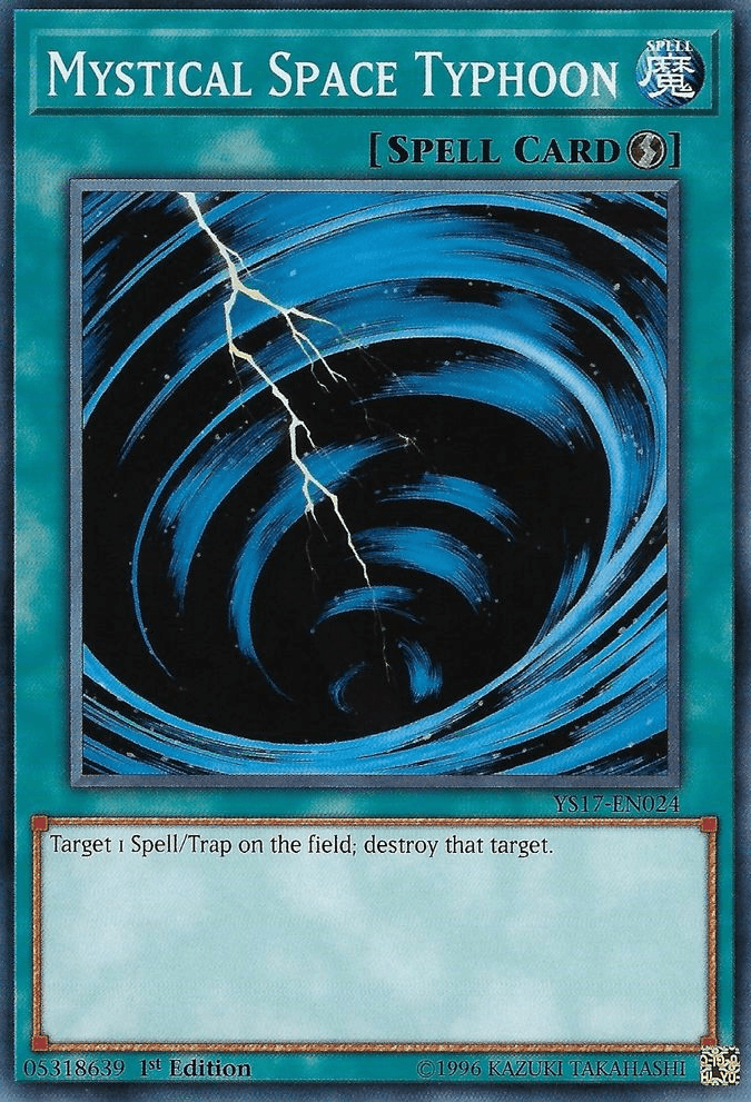 Mystical Space Typhoon [YS17-EN024] Common - POKÉ JEUX