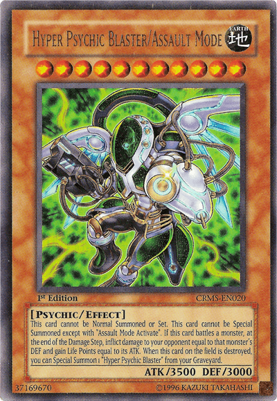 Hyper Psychic Blaster/Assault Mode [CRMS-EN020] Ultra Rare - POKÉ JEUX
