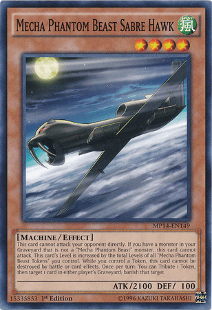 Mecha Phantom Beast Sabre Hawk [MP14-EN149] Common - POKÉ JEUX