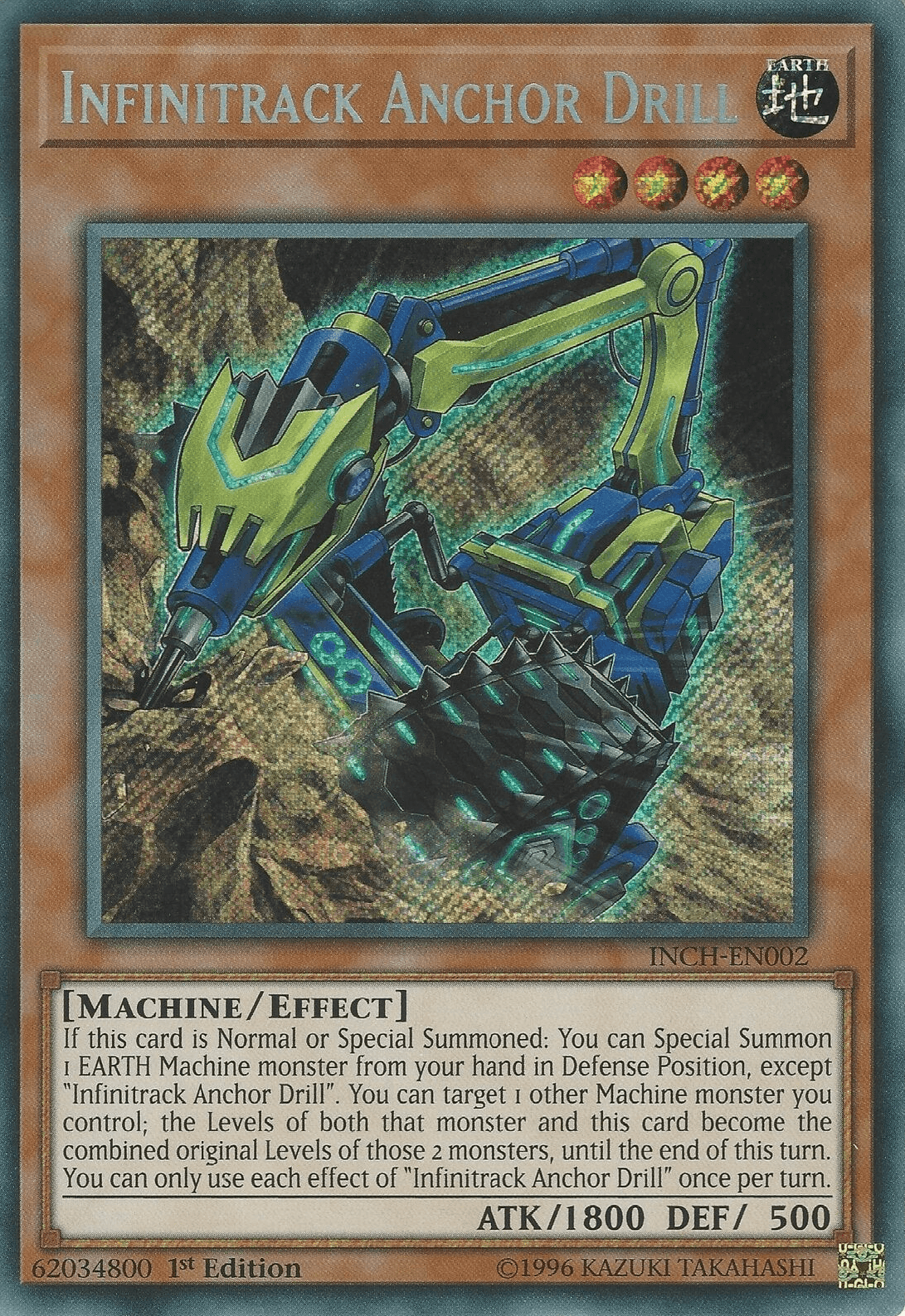 Infinitrack Anchor Drill [INCH-EN002] Secret Rare - POKÉ JEUX