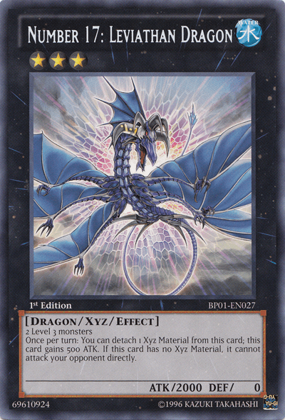 Number 17: Leviathan Dragon [BP01-EN027] Rare - POKÉ JEUX